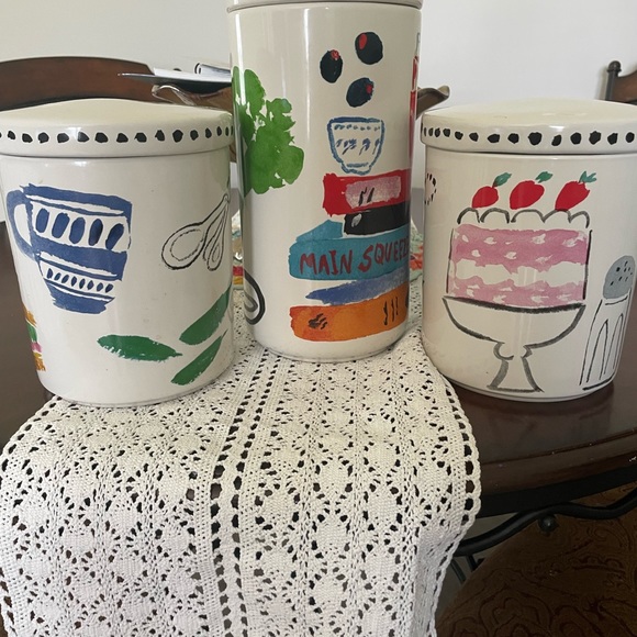 kate spade Kitchen Kate Spade New York Lennox Ceramic Canister Set